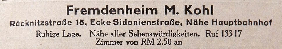 Räcknitzstraße 15 / Sidonienstraße Dresden Räcknitzstraße 15 / Sidonienstraße Dresden
